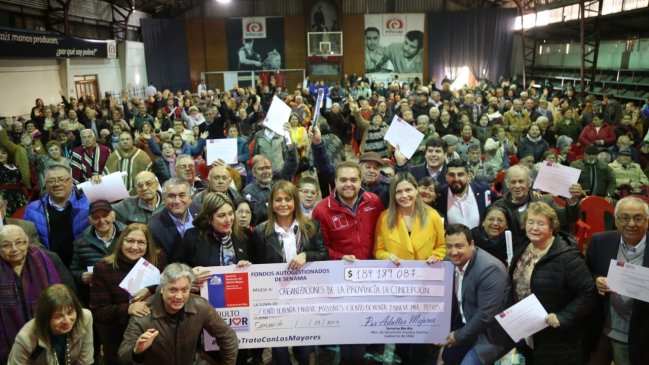 Más de 400 organizaciones de adultos mayores del Biobío recibieron millonario fondo estatal