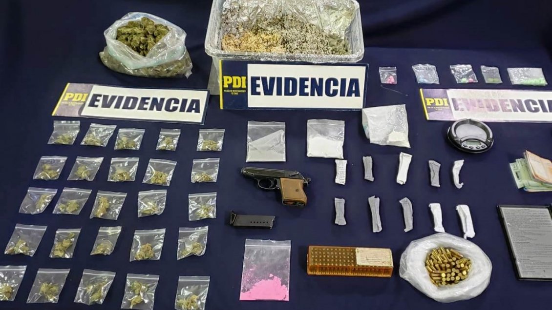 PDI detuvo a dos sospechosos de vender drogas sintéticas a través de redes sociales en Quilpué