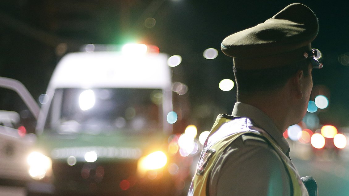 Carabinero chocó borracho y causó la muerte de su copiloto