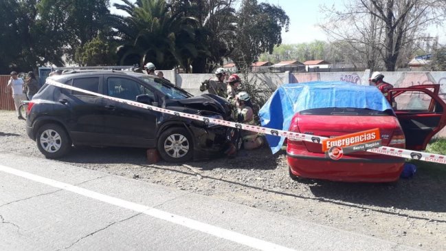 Un fallecido y dos lesionados dejó accidente de tránsito en la comuna de Doñihue