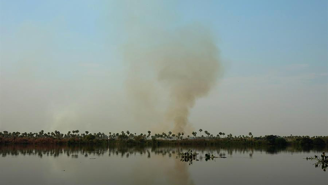 Paraguay considera controlados los incendios en su frontera con Bolivia y Brasil