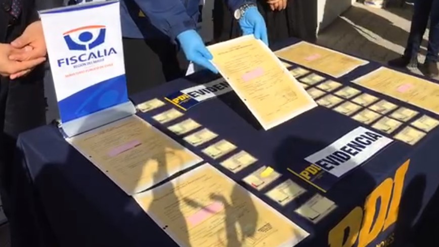 PDI detuvo a 38 personas por falsificación de certificados de conductores profesionales en El Maule