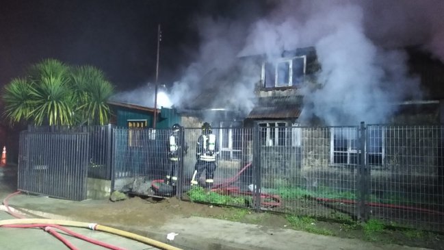 Adulto mayor no vidente escapó providencialmente de incendio en su casa habitación