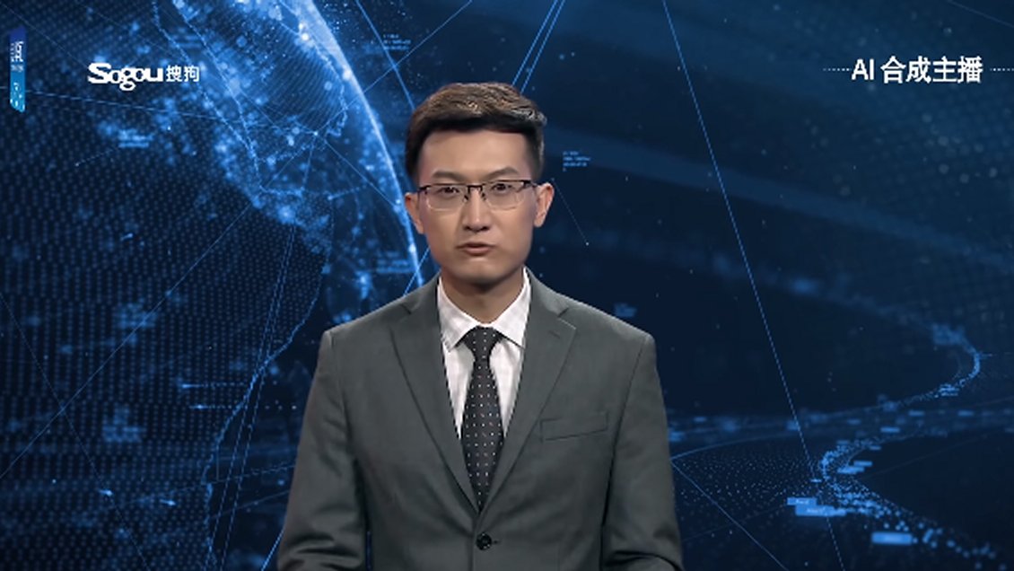 La TV del futuro: Robot debutó como conductor de noticias en China