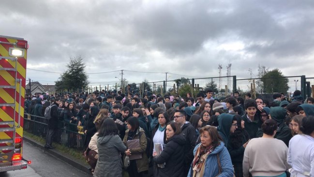 Detuvieron a estudiante acusado de iniciar incendio al interior de un colegio en Puerto Montt