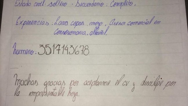 Sonríe joven que se viralizó y consiguió trabajo por su currículum a mano: Ya ascendió