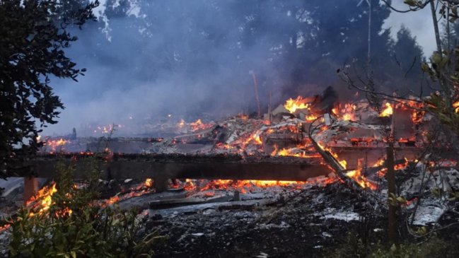 Tres cabañas fueron quemadas en nuevo ataque incendiario en Cañete
