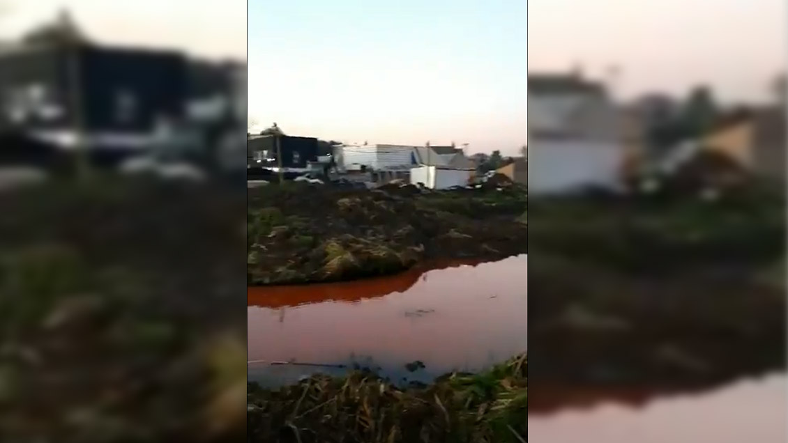 Emergencia ambiental en Concepción: Derrame de miles de litros de pintura alcanzó al canal Ifarle