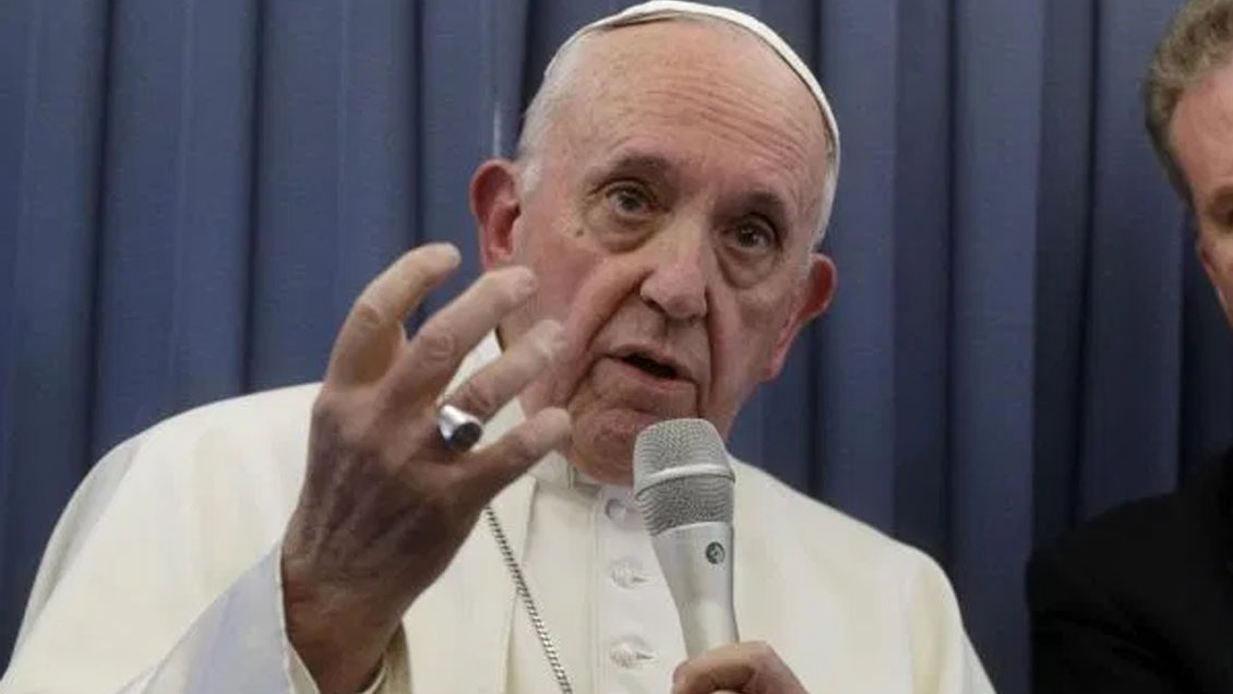 El papa denunció que la corrupción está tras los incendios forestales