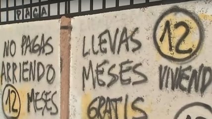 Rayó los muros de su casa para funar a arrendatario moroso