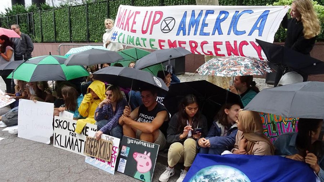 Jóvenes activistas preparan masiva protesta contra el cambio climático en Nueva York