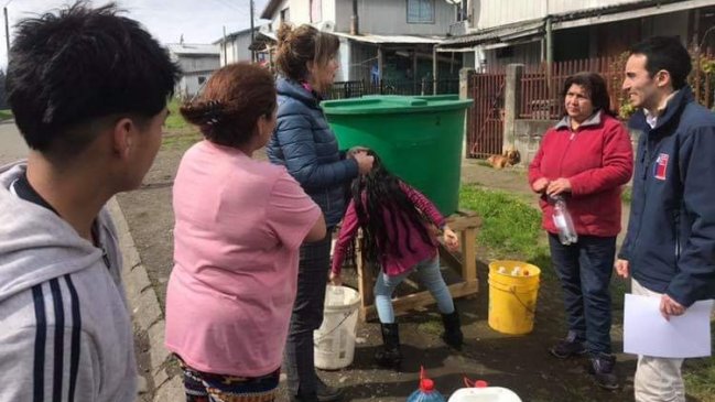 Autoridades revelaron que un diluyente contaminó el sistema de agua potable de Puerto Octay