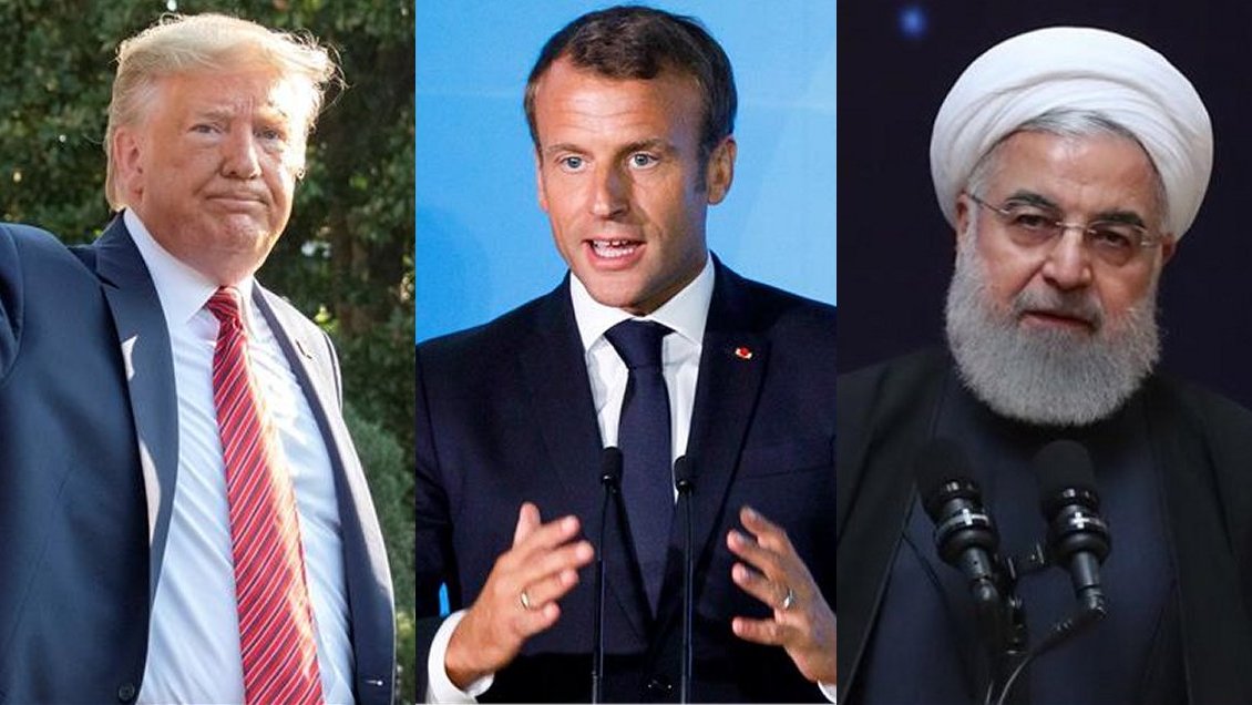 Macron se reunirá por separado con Trump y Rohaní para evitar escalada de tensión