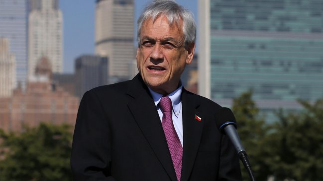 Los temas medioambientales copan la agenda de Piñera en Nueva York