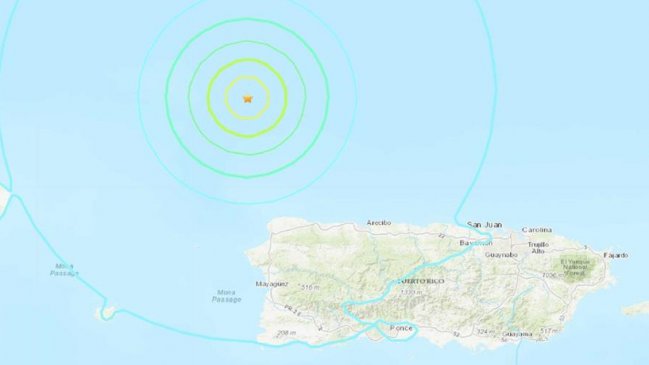 Fuerte y prolongado temblor sacudió a Puerto Rico