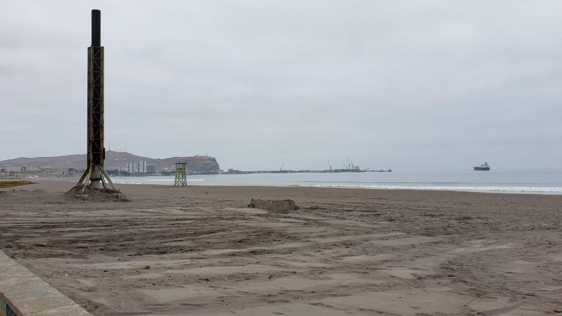 Arica: Finalizan trabajos para la instalación del nuevo emisario en playa Chinchorro