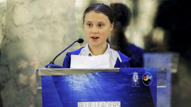 Greta Thunberg a jóvenes chilenos: Hagan una huelga escolar por el clima