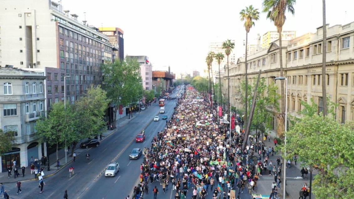 Chile se suma a la marcha mundial contra el cambio climático