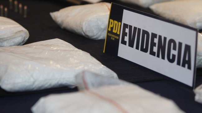 PDI incautó más de 100 kilos de cocaína en Quilicura