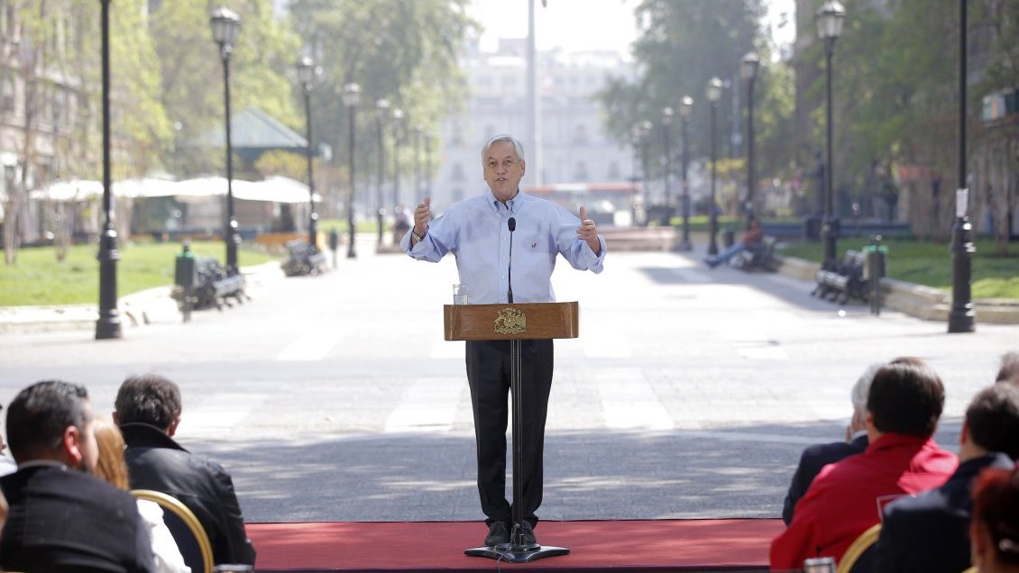 Piñera anunció remodelación del Paseo Bulnes