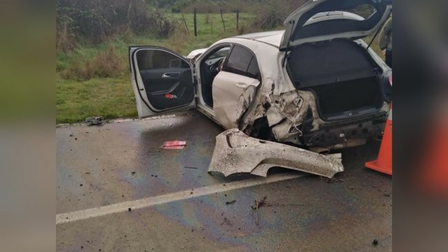 Conductor salvó ileso tras perder el control de su vehículo en Frutillar