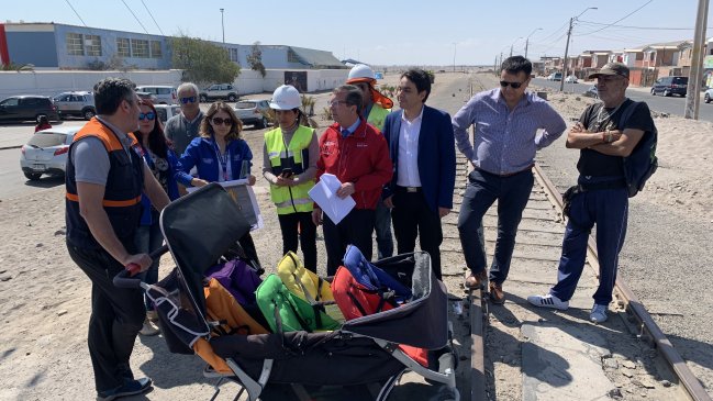 Ferrocarril Arica - La Paz contará con nuevos pasos peatonales para la evacuación en caso de sismos