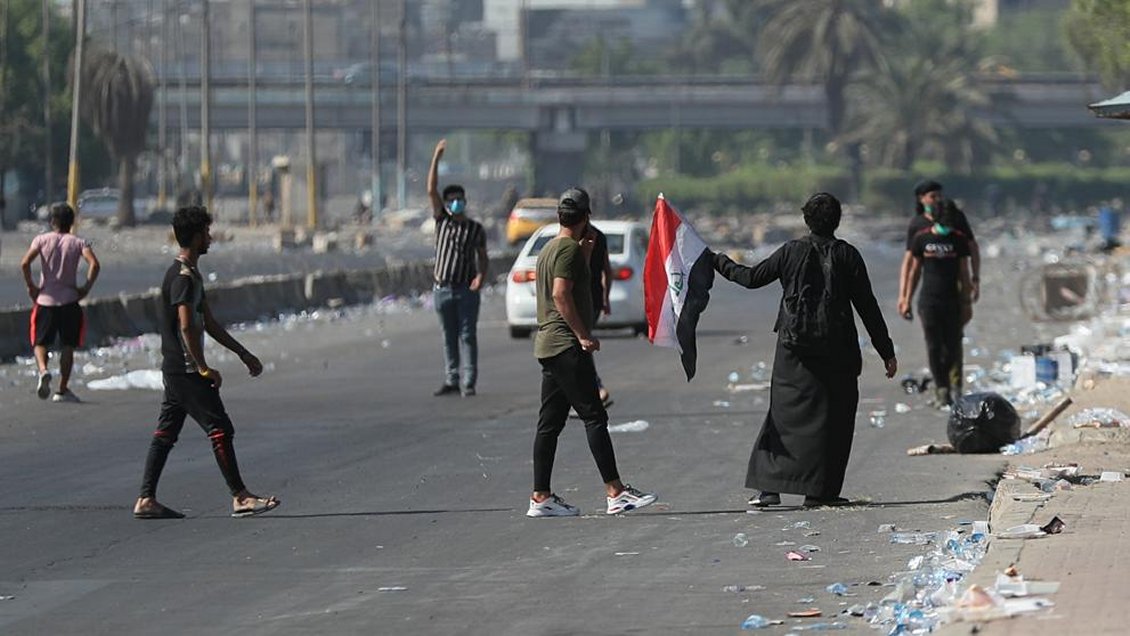 Cuarto día de protestas en Irak: Ya van 40 muertos y más de mil heridos