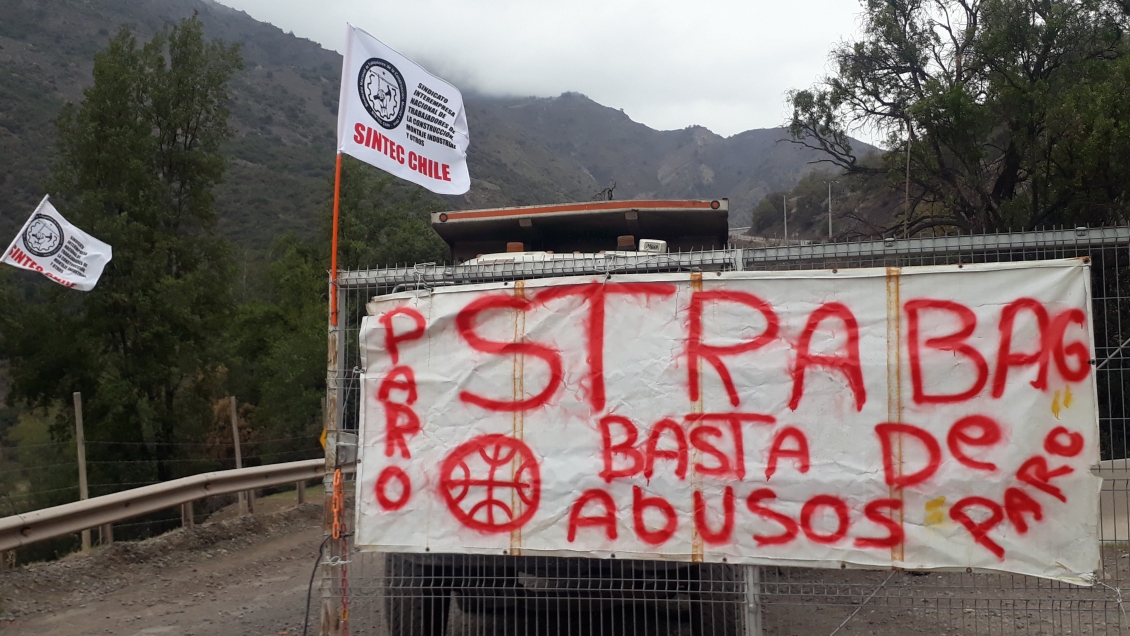 Trabajadores de empresa socia de Alto Maipo paralizaron funciones por conflictos laborales