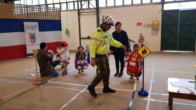 Palmilla: Niños participaron en jornada preventiva de seguridad vial