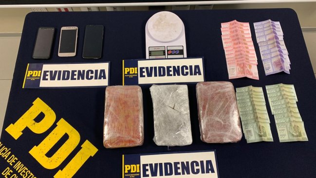 Operación Venecia dejó tres detenidos por tráfico de marihuana en Angol