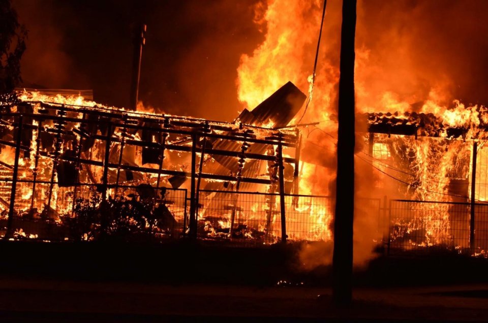 Joven fue detenido tras la muerte de anciano en incendio de su mediagua