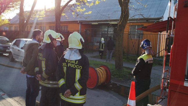 Incendio en centro semicerrado del Sename en Concepción obliga a evacuar el recinto