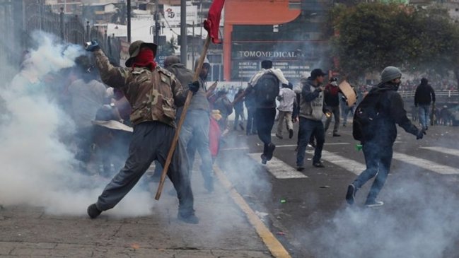 Cerca de 800 detenidos en las protestas de Ecuador