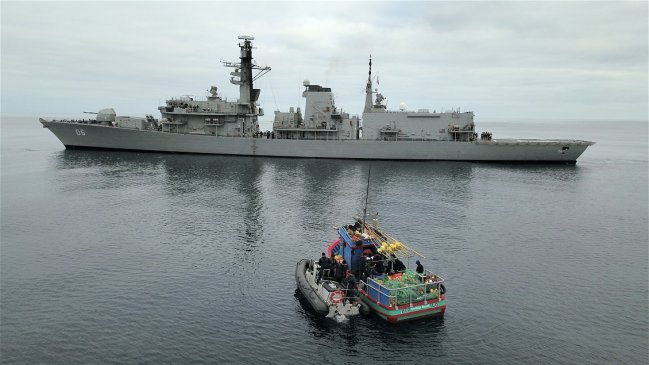 Armada capturó tres pesqueros peruanos en zona exclusiva en menos de 36 horas