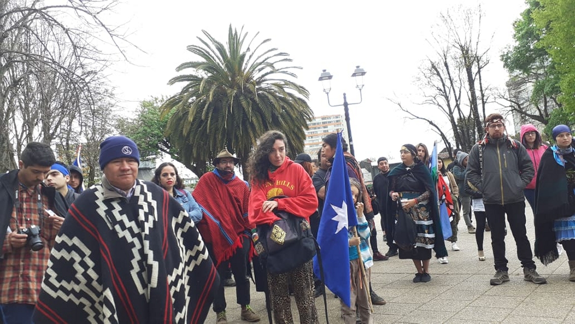 Mapuche protestan en La Araucanía: 