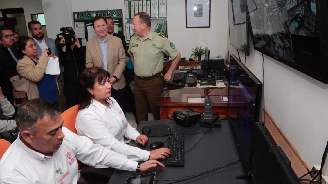 Talca cuenta con cinco nuevas cámaras de vigilancia