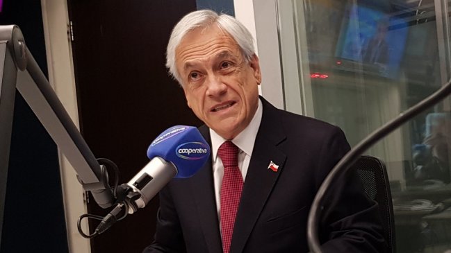 Piñera y reintegración tributaria: No se puede negociar lo que es esencial