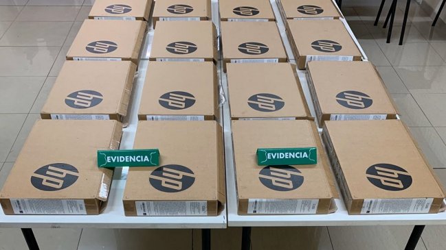 Recuperan 20 computadores nuevos robados desde liceo Luis Cruz Martínez de Iquique