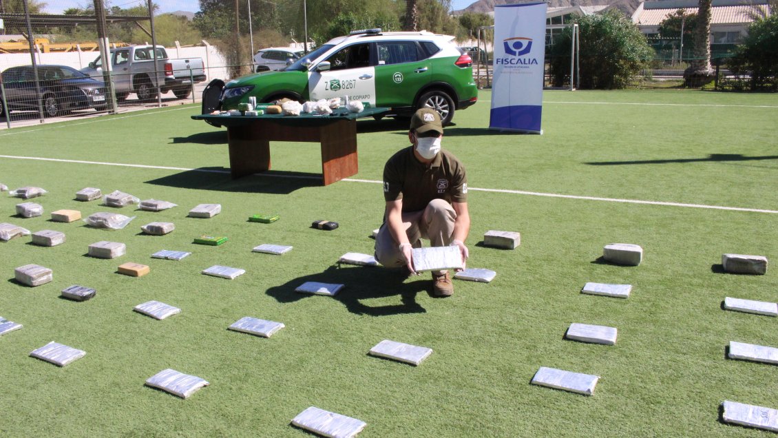 Carabineros desarticuló banda internacional de tráfico de drogas