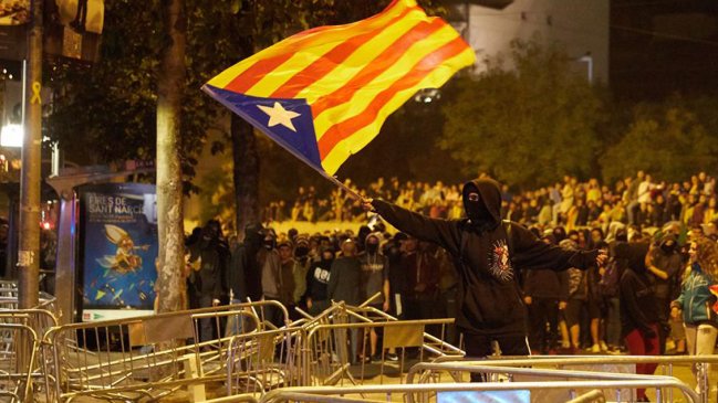 Más de 30 detenidos en los últimos disturbios de Cataluña