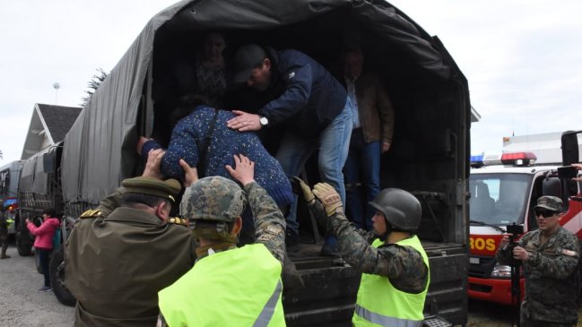 Simulacro por erupción volcánica en la cuenca del Lago Llanquihue movilizó a más de 1.000 personas