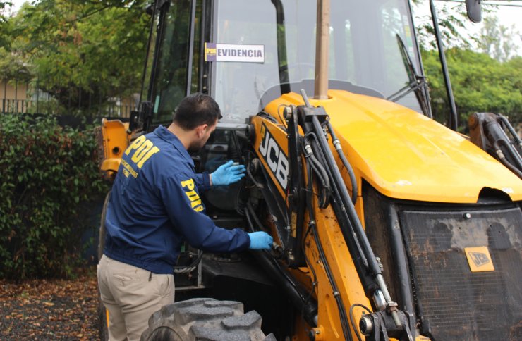 Sujeto fue detenido por receptación de retroexcavadora robada en Ovalle