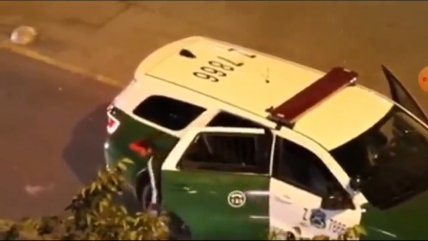 Sujeto se arrancó de Carabineros en plena calle y fue vitoreado