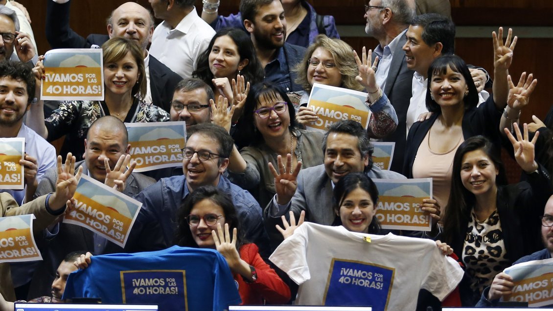 Cámara de Diputados aprobó proyecto que rebaja jornada laboral a 40 horas semanales