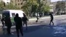   Vehículo de Carabineros atropelló a joven en la Alameda 