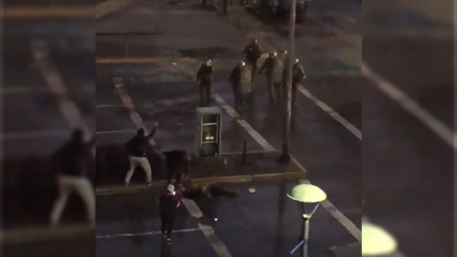 Manifestante resultó herido por disparo de lacrimógena en Concepción