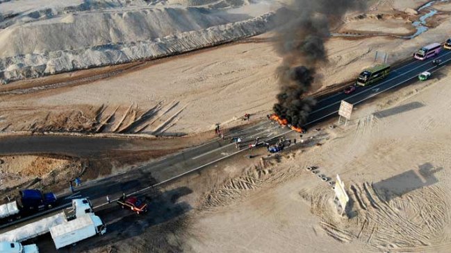 Tránsito interrumpido en las principales rutas de Atacama