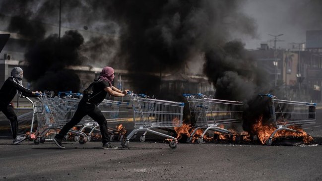 Jornada de disturbios en Iquique terminó con 134 detenidos
