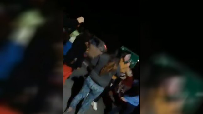 Conductor atropelló a manifestantes en Osorno y se dio a la fuga