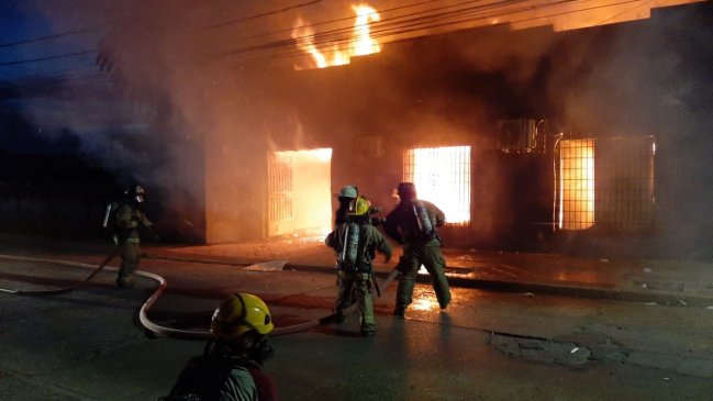 PDI detuvo a cinco sospechosos de incendios y saqueos en Talca